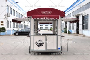 Street parking catering trailer